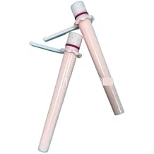 2PCS Feed Tube, Compatible for Ice Cream Maker White Color Plastic Ice Cream Machine Pump Regulator Ice Cream Maker Parts Fitting