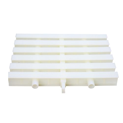Grille de trop-plein de piscine rectangulaire en ABS avec grille de drainage extérieure 18cm