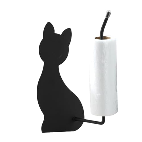 Portarrollos de papel de cocina, dispensador de pañuelos con diseño de gato, soporte de organización para casa, apartamento, invitados, , viajes