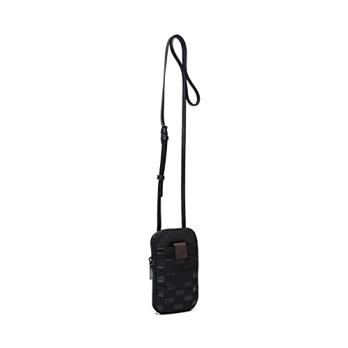 Abbacino Bolso para el móvil de mujer en nylon acolchado negro Negro