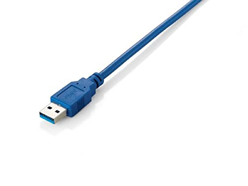 Equip USB Cable A -> B M/3.00 m Polybag Blue, 3,00 Meter - Image 2