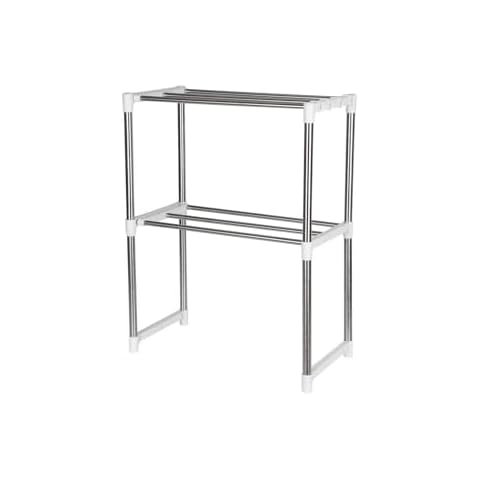 YORKING 2 Tier Stainless Steel Microwave Rack Cover