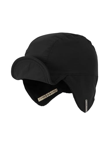 Image of SEALSKINZ | Kirstead | Waterproof Extreme Cold Weather Hat | Fleece Lined | for Outdoor Adventure | Protects Against Wind & Rain Black