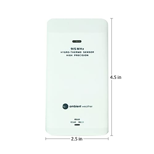 Ambient Weather WS-8482-X3 Wireless 7-Channel Internet Remote Monitoring Weather Station with Three Indoor/Outdoor Temperature & Humidity Sensors, Compatible with Alexa