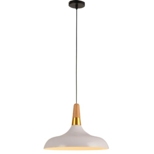 Lámpara LED de techo con cúpula blanca para comedor moderno