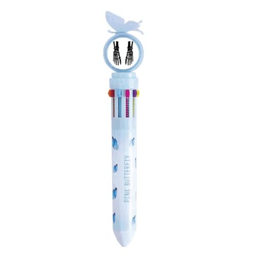 Stylo à bille rétractable motif pied humain noir pour ne plus jamais perdre ses fournitures