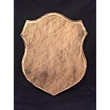 Custom Barnwood Plaques Barn Wood 10x13 Shield Horn Mount