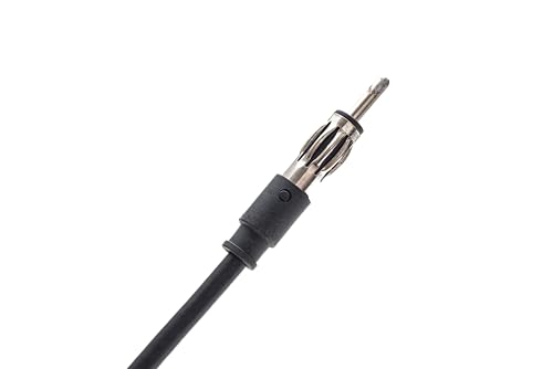 image for AntennaMastsRus - Marine Black AM-FM Rubber Ducky 15 Inch Antenna Kit 