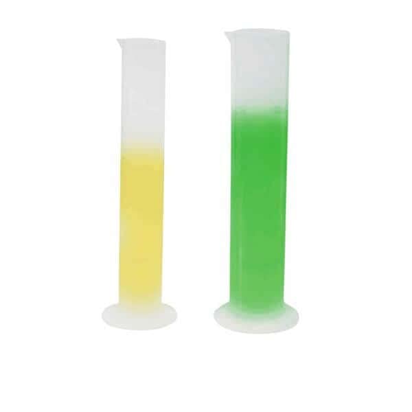 Éprouvettes graduées 50 ml Cole-Parmer en polypropylène pour laboratoire (Lot de 12)