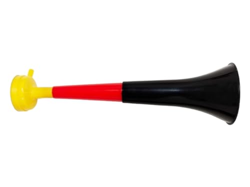 Vuvuzela Trompeten zwei Körper Zubehör für Fußball und Sportveranstaltungen lauter Lufthorn für Animation ideal für den Transport (1 Produkt Deutschland)