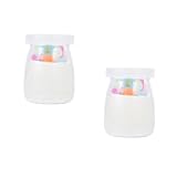 CALLARON 2 Stück Duftkerzen Innenkerze Duft Votivkerzen handgefertigte duftende Kerzen Urlaub Kerzen duftend Soja-Wachs Bunt