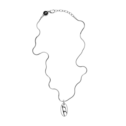 Diesel Men's Stainless Steel Necklace, Color: Silver (Model: DX1342040)