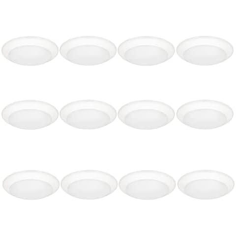 American Lighting QD6-30-WH - Quick Disc 6" White Flush Mount Ceiling Light - 3000K (12 Pack) Cover