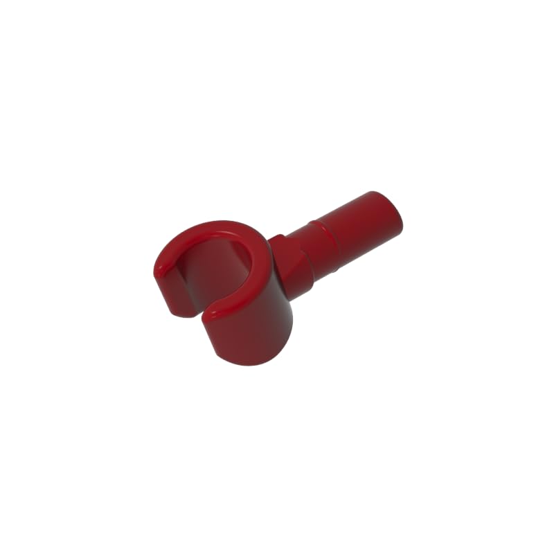 3820 ?? Minifig Hand 50 Pieces GDS-1425 Compatible with Lego Building Blocks Color:Dark Red โ image 1