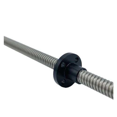 Metal Ball Screw nut end Processing T8 Lead Screw Thread 8mm Pitch 1mm Lead 2mm 100mm-550mm with Nylon Nut Trapezoidal Rod(350mm)