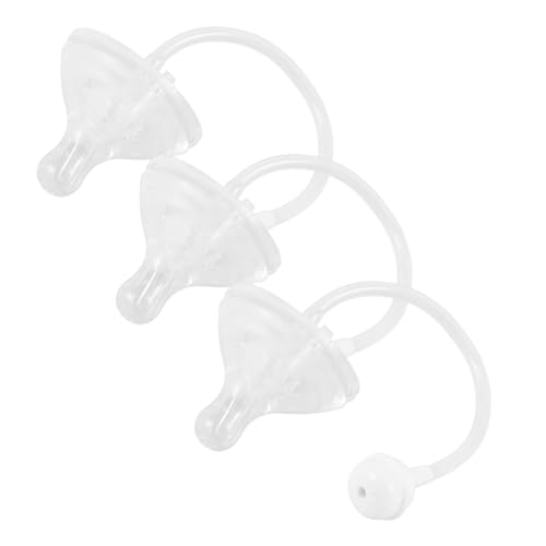 BIUDECO 3Piezas Tetinas de Ponderadas para Biberones de Derrames para Bebés Desarrollo