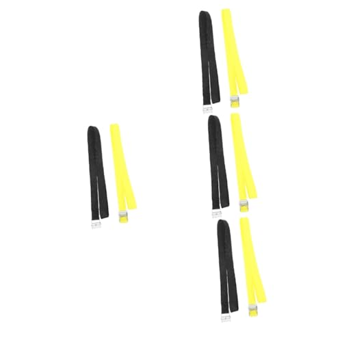 HANABASS 4sets Adjustable Cargo Strap Heavy Duty Ratchet Tie Down for Motorcycle Bicycle and Kayak Portable Fixing Rope for Secure Transport of Luggage and Gear 2pcs*4