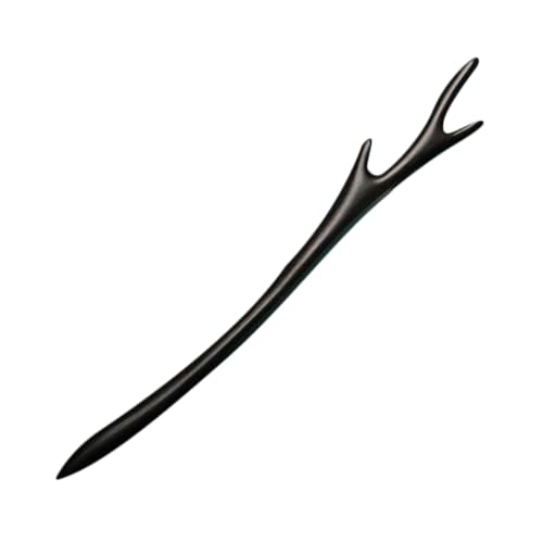 LOORGVEL 黒檀 ヘアピン ヘック ヘア 箸 U 中国 ヘアピン レトロ ピ