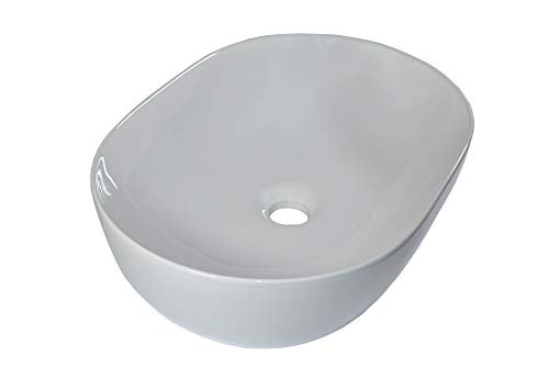 Omeere-49x35cm-Lavabo-de-ceramica-bano-ovalado-Lavabo-sobre-encimera-Lavamanos-Cuarto-de-Bano-tamano-pequenoblanco