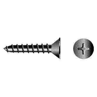 Tornillo autorroscante de acero inoxidable Phillips No. 14 x 1.5 pulg