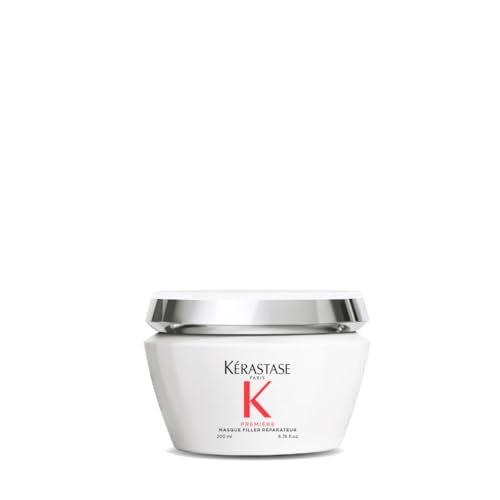 Kérastase Première, Mascarilla Reparadora, Nutre, Repara y Reconstruye, Enriquecida con Ácido Cítrico y Glicina, Para Cabello Dañado, Masque Filler Réparateur, 200 ml