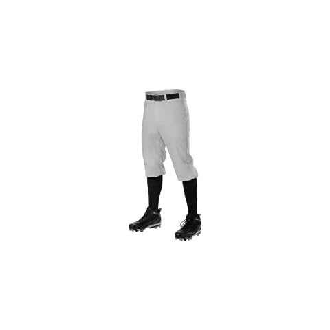 Alleson Adult Knicker Baseball Pant - Grey - Large Cover