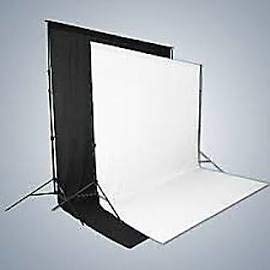 Priyam 8 x12 FT chromakey Combo LEKERA Backdrop Photo Light Studio Photography Background- Set of 2, White and Black