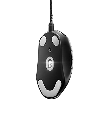 Image of SteelSeries Prime Mini FPS Gaming Mouse USB-C - 18000 CPI TrueMove Air Optical Sensor, 5 Programmable Buttons - Optical Magnetic Switches, Brilliant Prism RGB Lighting, Mini Form Factor Black- 62421