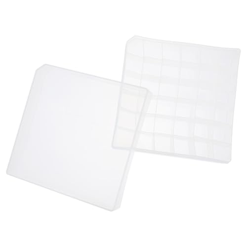 Sewroro - Sewroro 36-Slot 5ml Plastic Vial Box Sample Vial Case for Lab Storage and Freezer with Injection Shelf