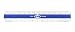 Alvin 310A 310 Series 6 inch White Plastic Flat Pocket Architect Scale