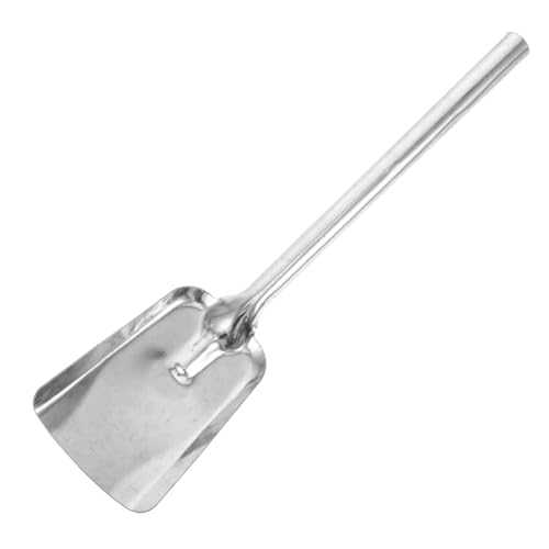 HOMSFOU Pala Di Carbone Pala Da Stufa a Legna Pala Per Cenere Alla Griglia Pala Da Cucina Collettore Di Cenere in Metallo Pala Per Cenere Da Forno Paletta Di Cenere Silver Ferro Da Stiro