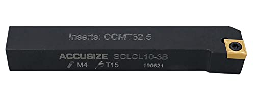 Herramientas de torneado de carburo para torno vástago de 5/8 kit indexable de 7 piezas 5