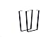Powdercoated Wide Top Dining Table/Desk Legs, 2.5 x 3/8 Flat Steel, Handmade To Order.