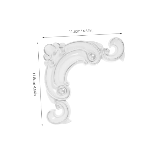 Apliques autoadhesivos de PVC esquinas bordes muebles espejos decoración armarios 3