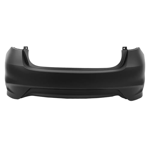 Image of Compatible with Nissan Versa Note 2015-2017 Rear Bumper Cover | Hatchback, Ready to Paint, OEM HEM229MB0J, NI1100296