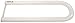Sylvania Octron Curvalume Ecologic U-Bend Fluorescent Lamp T8, 3500K, Medium Bipin, 22.5 In., 32 Watt, 16 Per Case