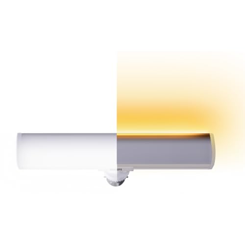 Image of Philips 10-watt Twinglow LED T-Bulb | LED UP-Down T-Bulb (Warm White + Cool White) for Home & Decoration | Bulb Base : B22, Pack of 2