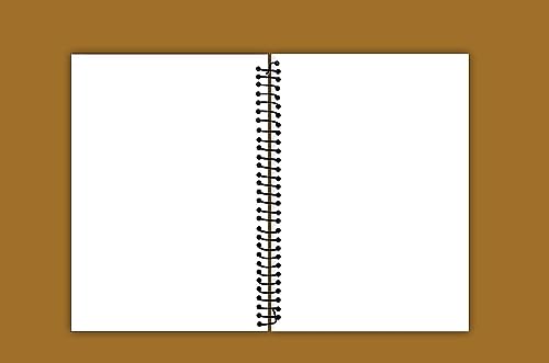 Image of RUSH NOTE BOOKS Semi Rough A4 Spiral Notebook Unruled 400 Pages Notebook|Semi Rough Notebooks 400 Pages Cheap|Rough Notebook|A4 Size Spiral Notebooks For Students 400 Pages|Unruled Spiral Notebook