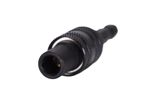 Image of Century Drill & Tool 66500 Impact Pro Magnetic Screwdriving Bit Holder | 1 /4 inch hex shank, precision-fit tip black oxide finish, heat-resistant coating