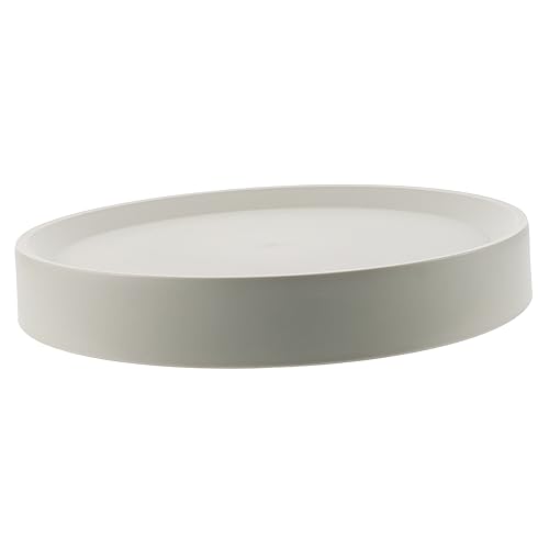 KITANDOVE Plateau à Plantes Rond avec roulettes Support De Pot Mobile Plastique pour Intérieur Tray pour Pots De Fleurs à roulettes Pratique Et