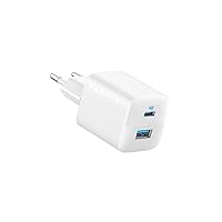 Anker Caricatore iPhone USB C 323 (33 W), compatto, con 2 porte per iPhone 17/17 Pro/16/16 Pro...