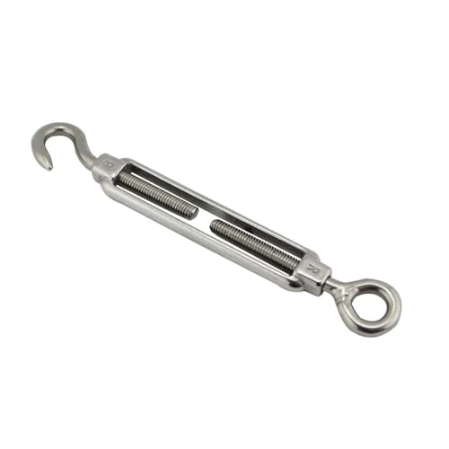 20 PCS 304 Stainless Steel Turnbuckle Hook & Eye for Marine Cable Railing miniatura 1