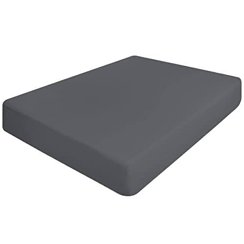 Apex Furnishings Bedding Single Fitted Sheet Dark Grey