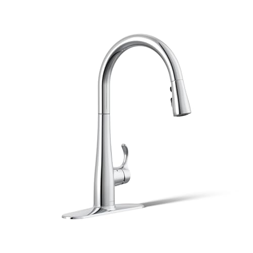 KOHLER Simplice Response Touchless Pull Down Kitchen Faucet in Polished Chrome, K-22036-CP