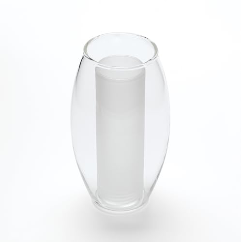 ORION LIGHTSTYLE Glas Lampenschirm für G9 Fassung Ersatzglas H96mm Ovalglas mit Gewinde und Öffnung, Lochmaß 20mm, Klar Weiß ORION LIGHTSTYLE Glas Lampenschirm für G9 Fassung Ersatzglas H96mm Ovalglas mit Gewinde und Öffnung, Lochmaß 20mm, Klar Weiß