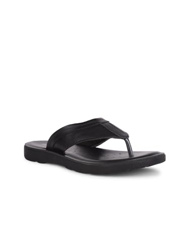 Image of Bata Men Casual flip flop thong slipper - Dark Brown