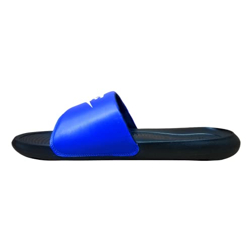 Nike Men's Victori One Slides (Racer Blue/White-Black, 12)