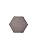 Avant Decor | Stone Composite Hexagon Wood Grain | Peel and Stick Kitchen Backsplash Tiles | Stick On Wall Tiles | Easy DIY Installation | 6” x 6.9” | Single Tile