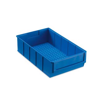 12 Industriebox Lagerbox Lagerkasten Universalbox 300x183x81mm blau