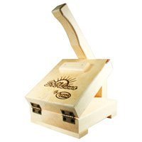 Mexican Sol Y Luna Wood 8.5 inches Manual Tortilla Maker Press